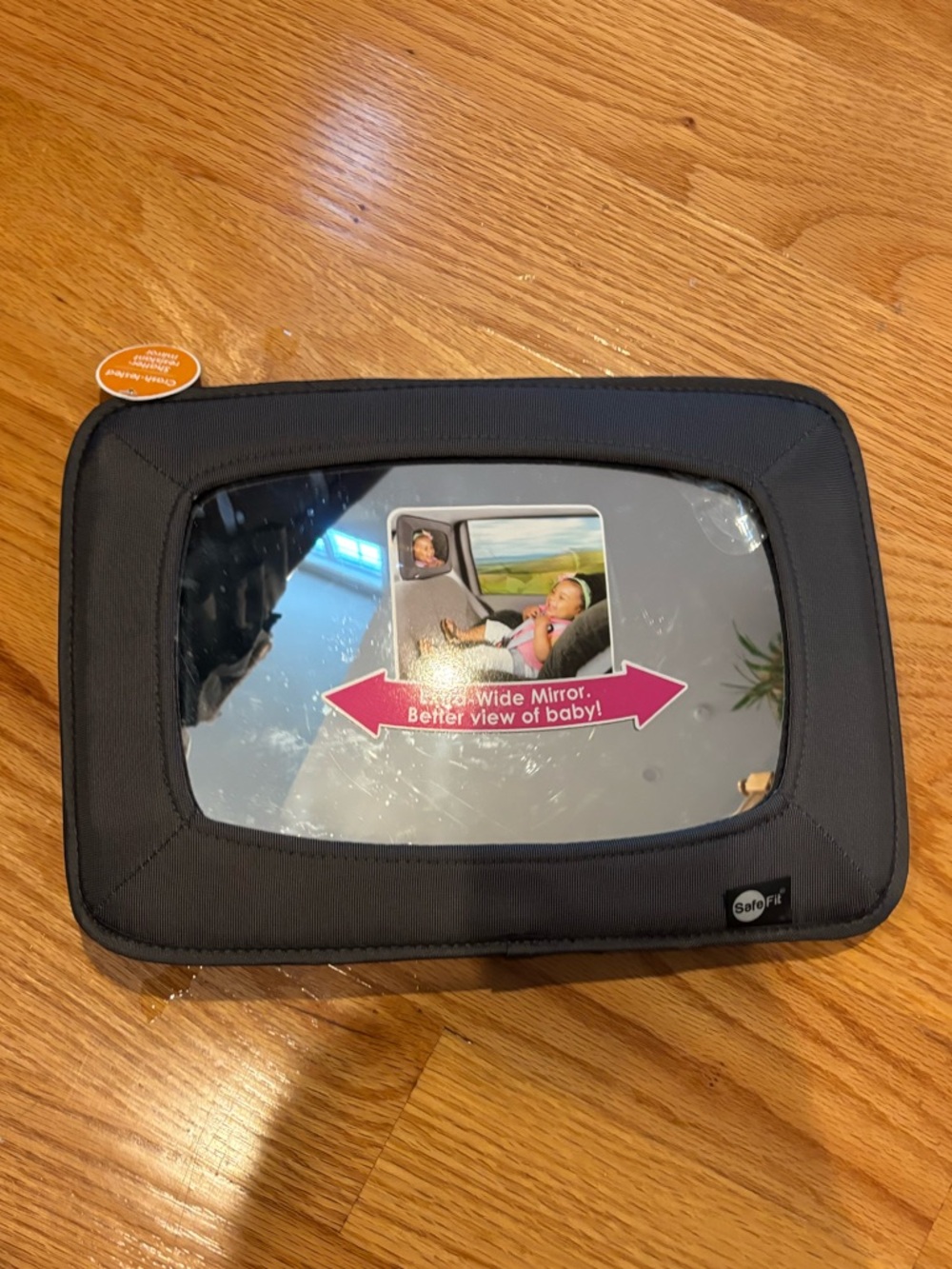 NEW SafeFit Extra-Wide Baby Car Mirror